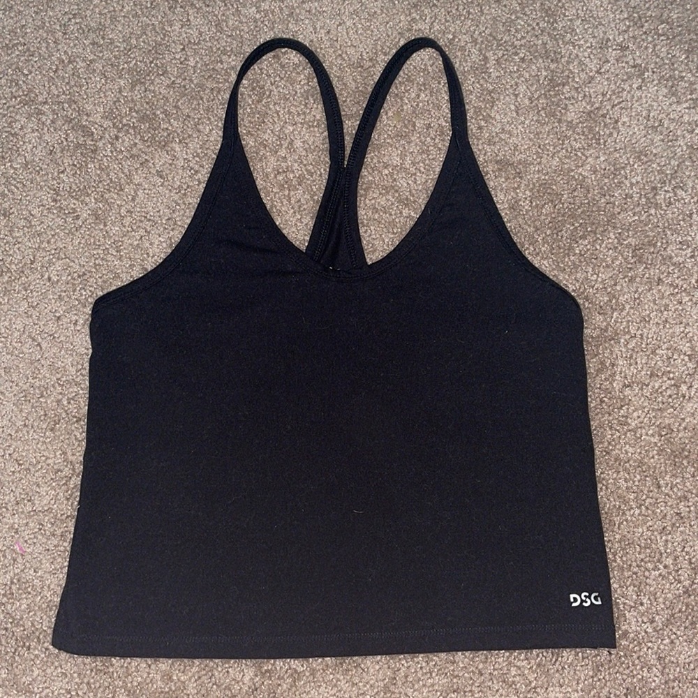 black tank top